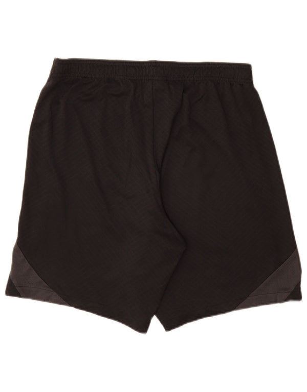 Shorts esportivos masculinos Nike Climalite Slim Fit grande poliéster colorido preto