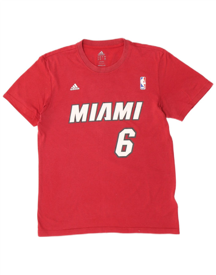 Camiseta Adidas Masculina Miami Graphic Top Médio Poliéster Borgonha