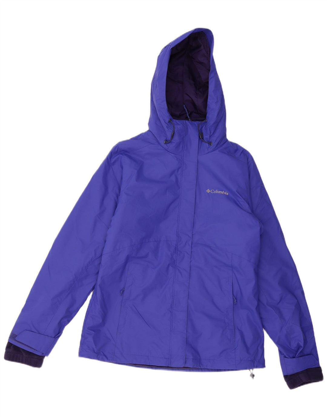 Jaqueta corta-vento feminina COLUMBIA Interchange Oversized UK 10 pequena azul