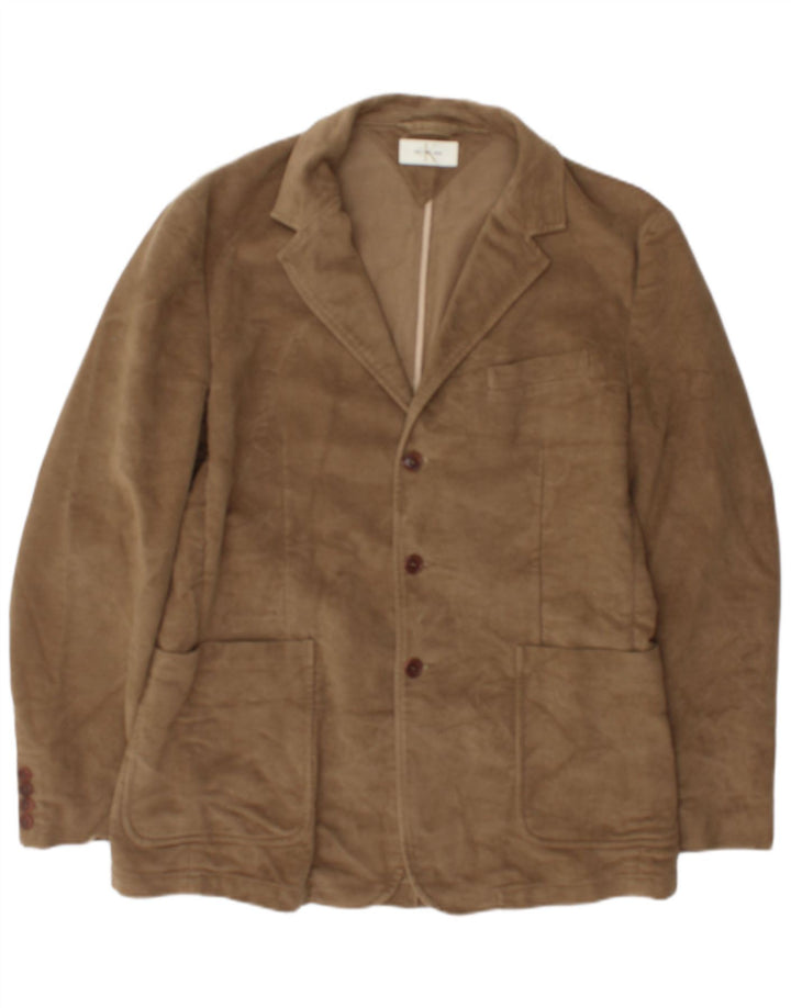 Calvin Klein Jeans Masculino Jaqueta Blazer de 3 Botões Reino Unido 38 Médio Bege