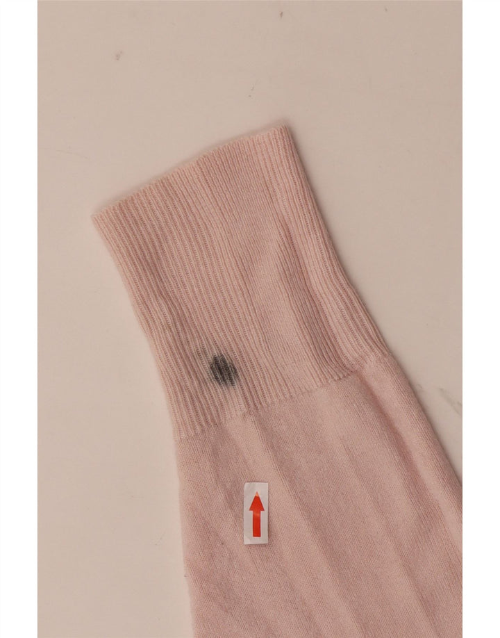 Suéter feminino Marks & Spencer com gola redonda Reino Unido 12 acrílico rosa médio