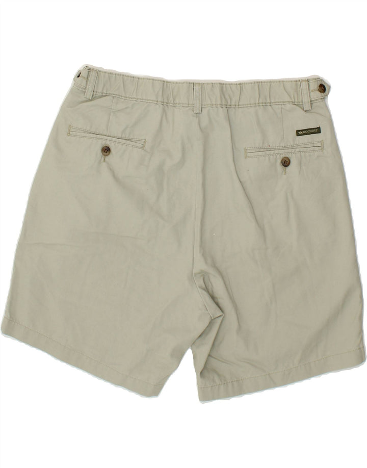 DOCKERS Mens Khakis Pegged Chino Shorts W36 Large Beige Cotton Vintage Dockers and Second-Hand Dockers from Messina Hembry 