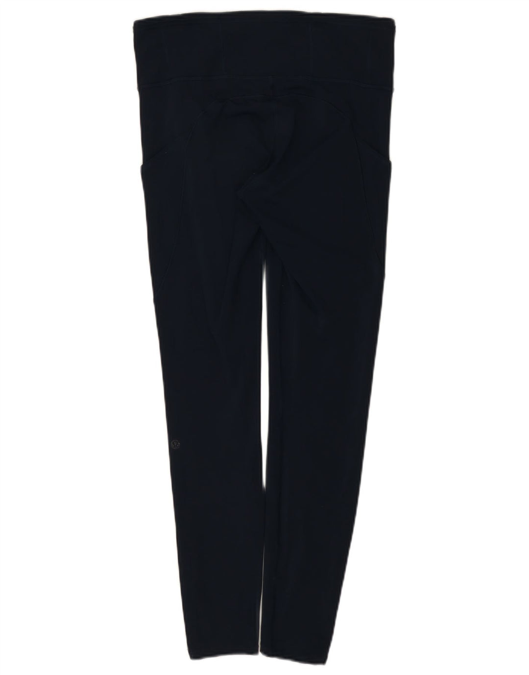 Lululemon Leggings femininas de cintura alta US 10 grandes azul marinho