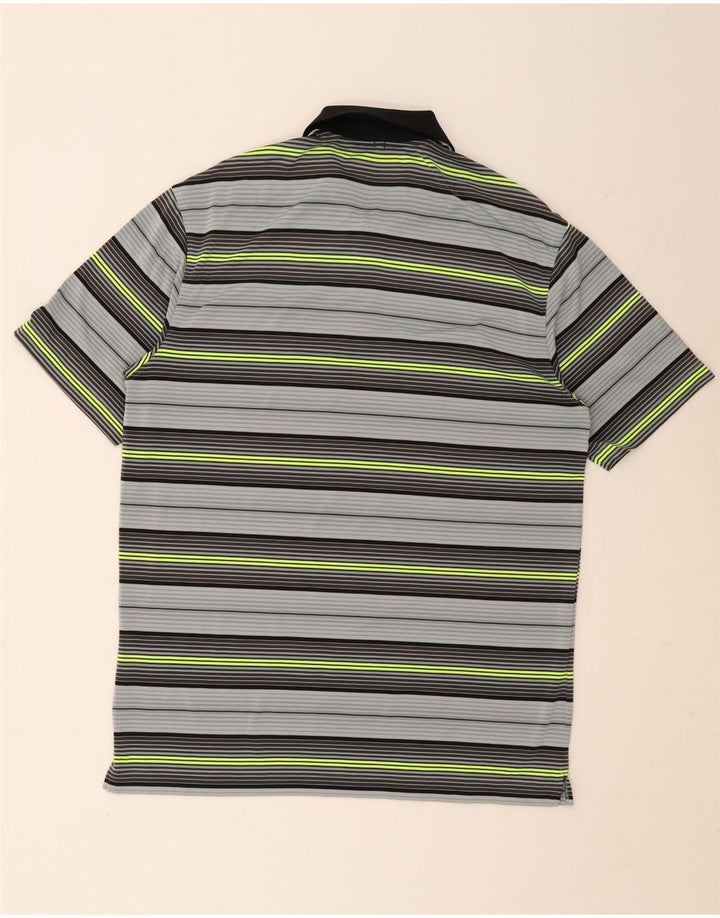 Camisa polo masculina Nike Dri Fit média listrada multicolorida