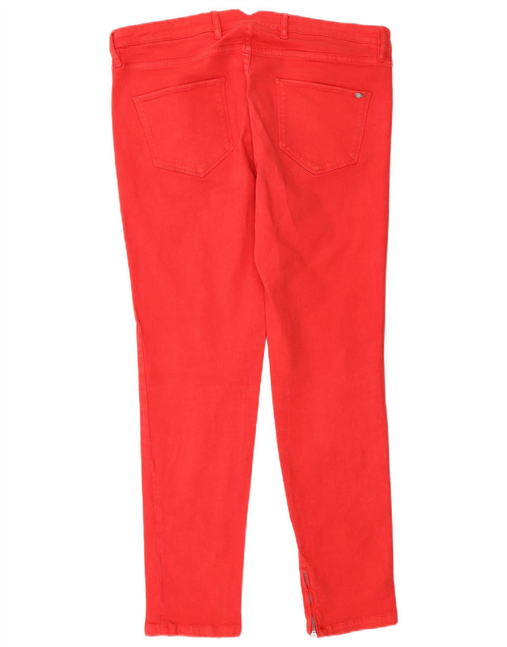 Calça Jeans Feminina Massimo Dutti Slim Fit EU 42 Grande W32 L28 Vermelho