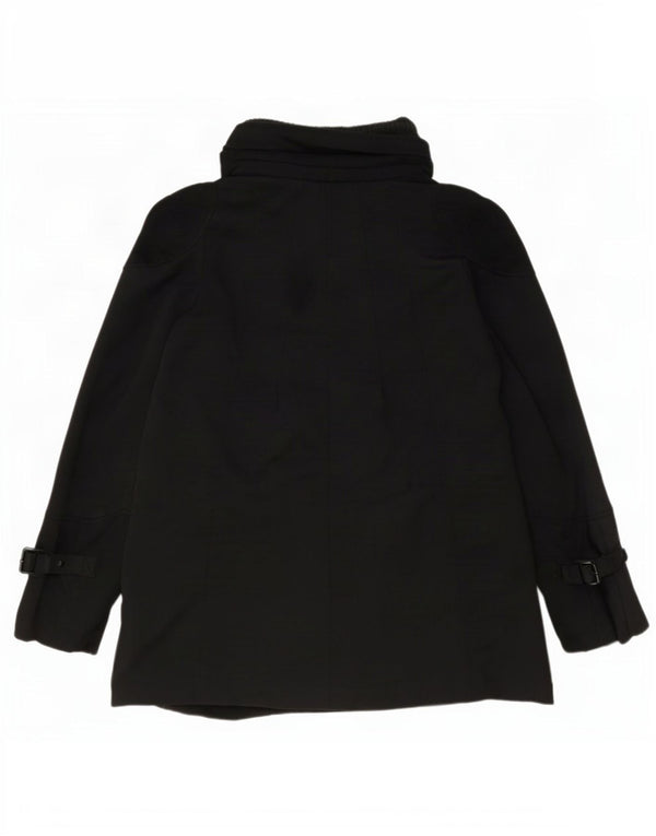 Sobretudo curto feminino Zara UK 10 pequeno preto