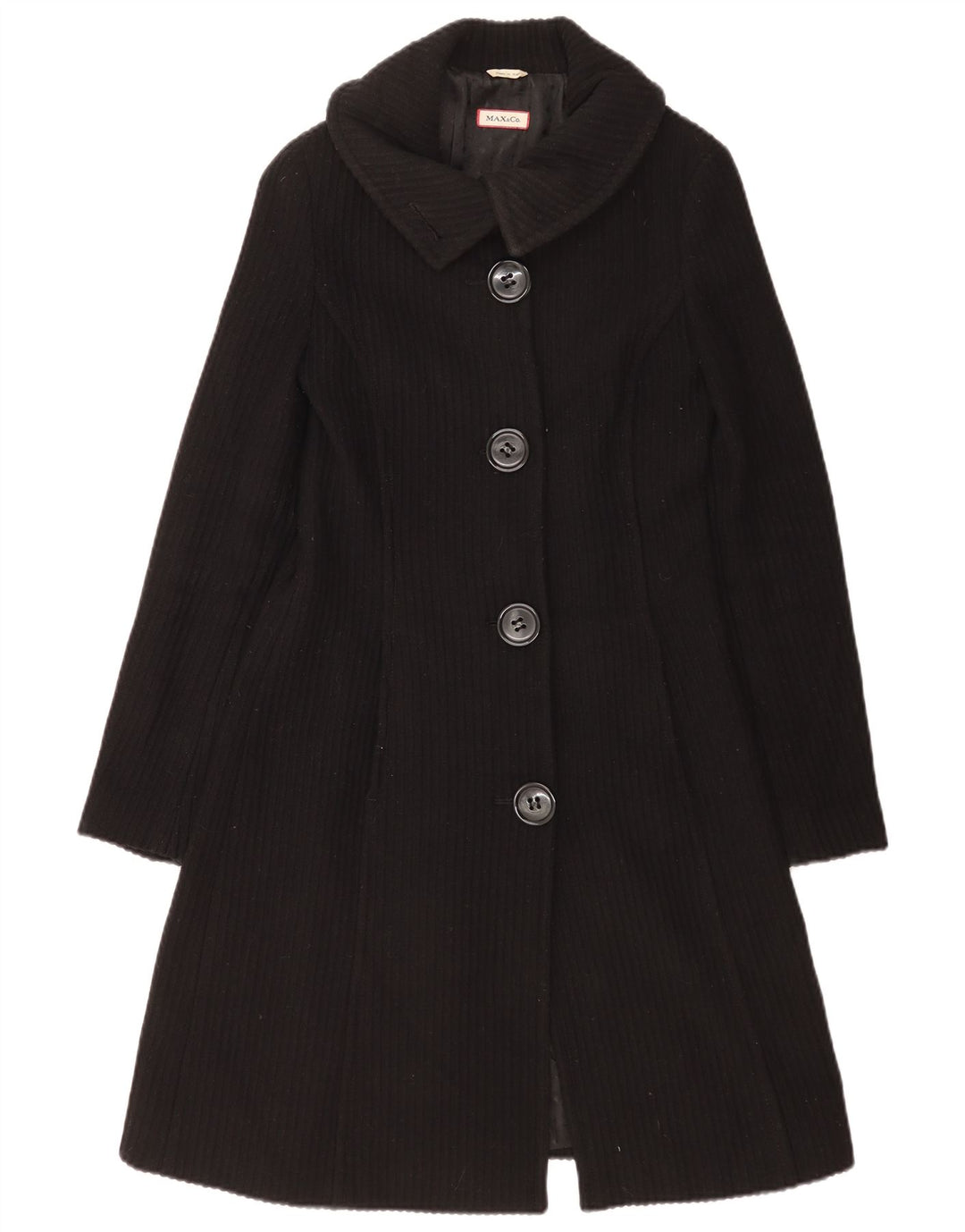 Sobretudo feminino Max & Co. UK 12 médio preto