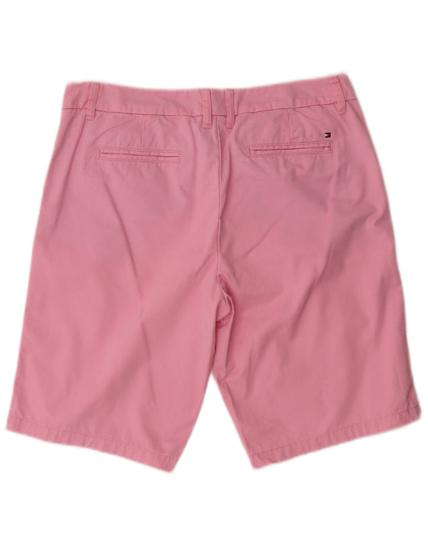 Tommy Hilfiger Womens Chino Shorts US 8 Medium W32  Pink Cotton