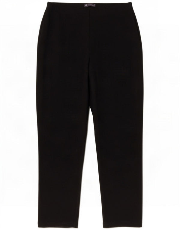 Marks & Spencer Calças casuais retas femininas Reino Unido 10 Pequeno W27 L29 Preto