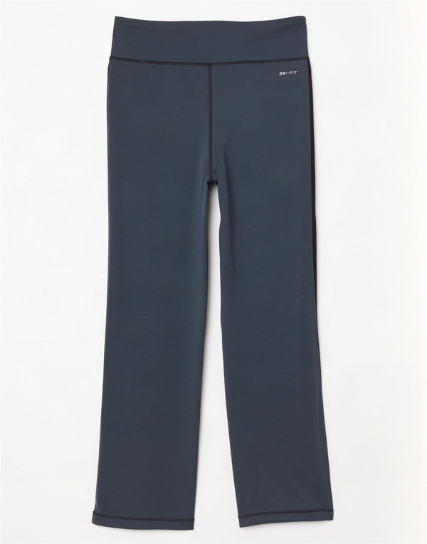 Calça Nike Dri Fit Feminina UK 10 Pequena Cinza