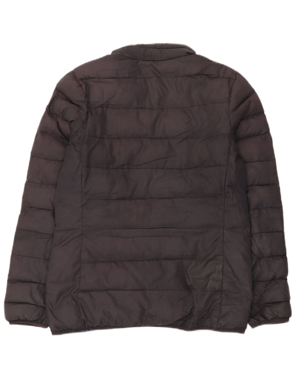 Jaqueta acolchoada feminina Roxy UK 14 grande poliéster preto