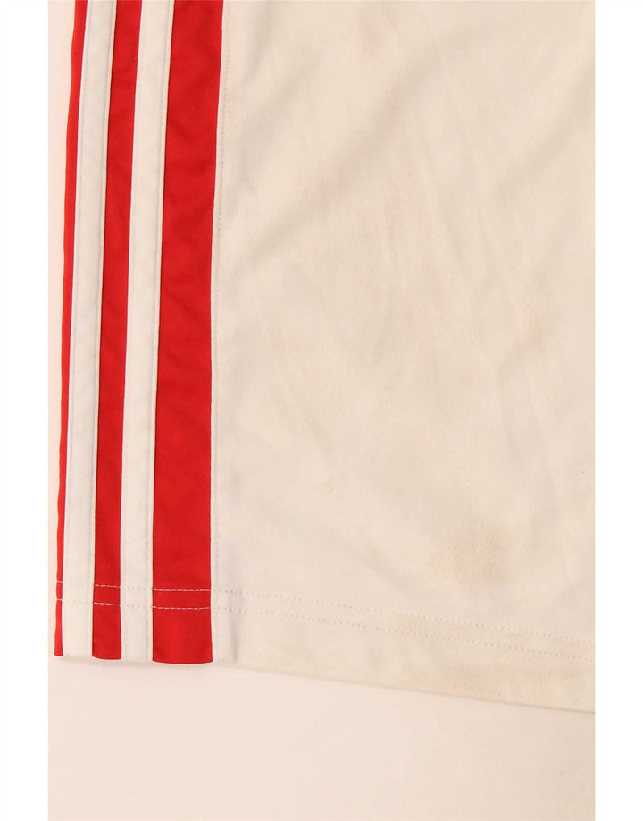 Adidas Mens Sport Shorts Médio Poliéster Branco