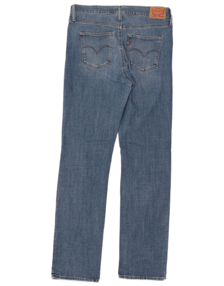 Jeans retos femininos LEVI'S emagrecedores W31 L32 algodão azul