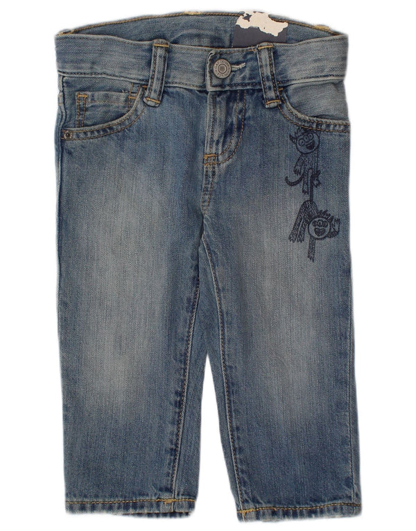Jeans Gap Baby Boys Graphic Slim 12-18 Meses W20 L10 Azul Algodão