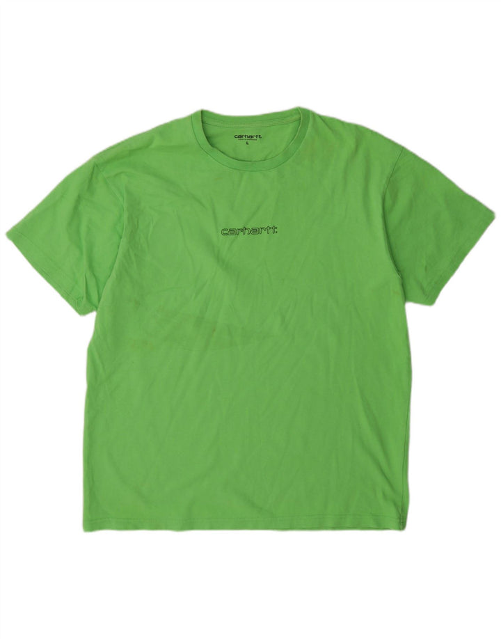 Camiseta masculina Carhartt grande algodão verde