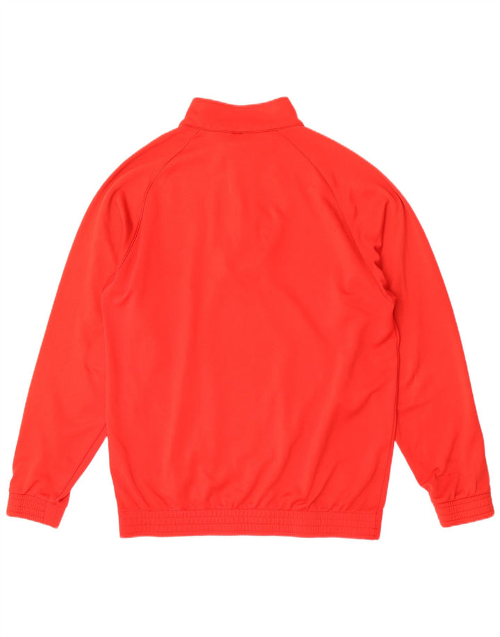 Moletom masculino Umbro com zíper e gola XL em poliéster vermelho