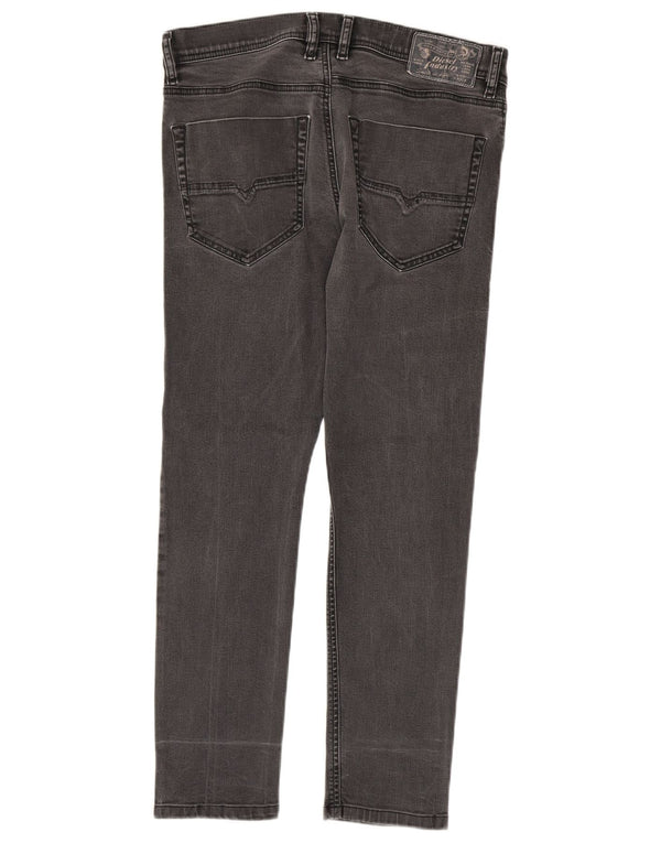 Jeans Slim Masculino Diesel W30 L27 Algodão Cinza