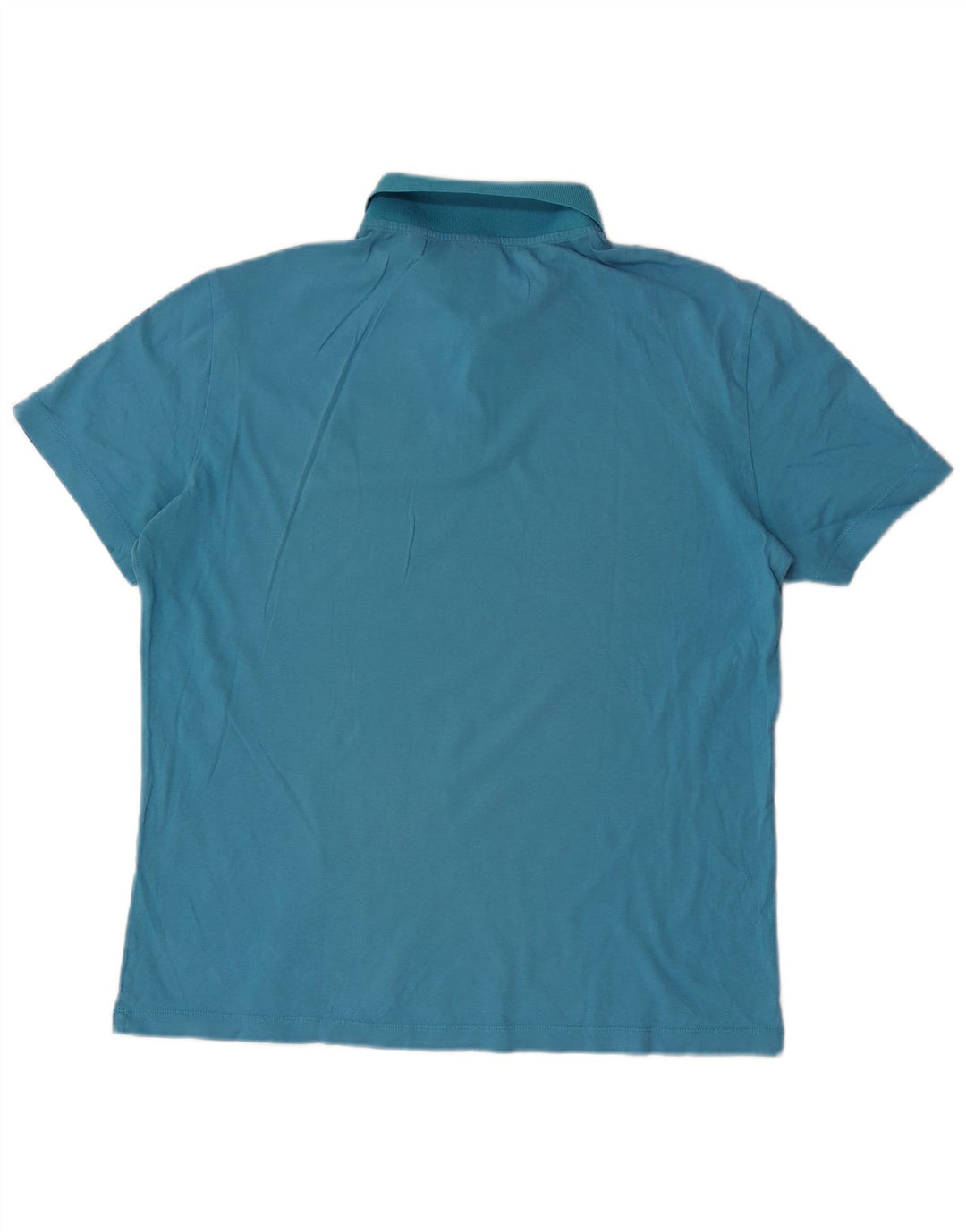 Camisa polo masculina Armani Exchange azul médio