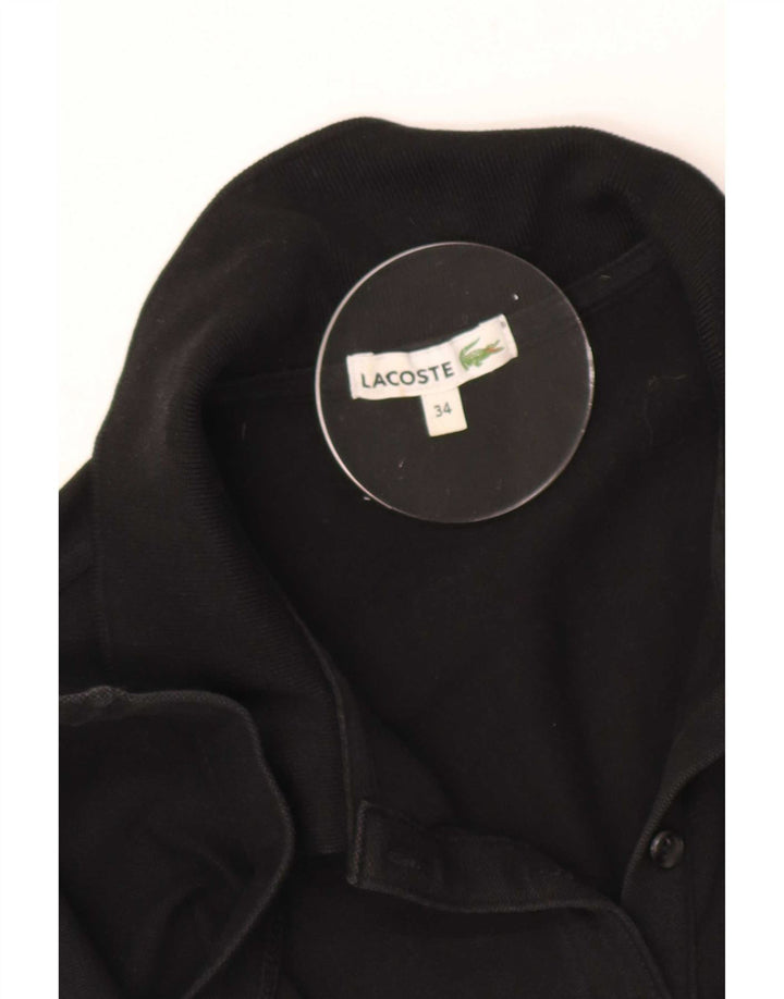 Vestido polo feminino Lacoste tamanho 34 pequeno preto