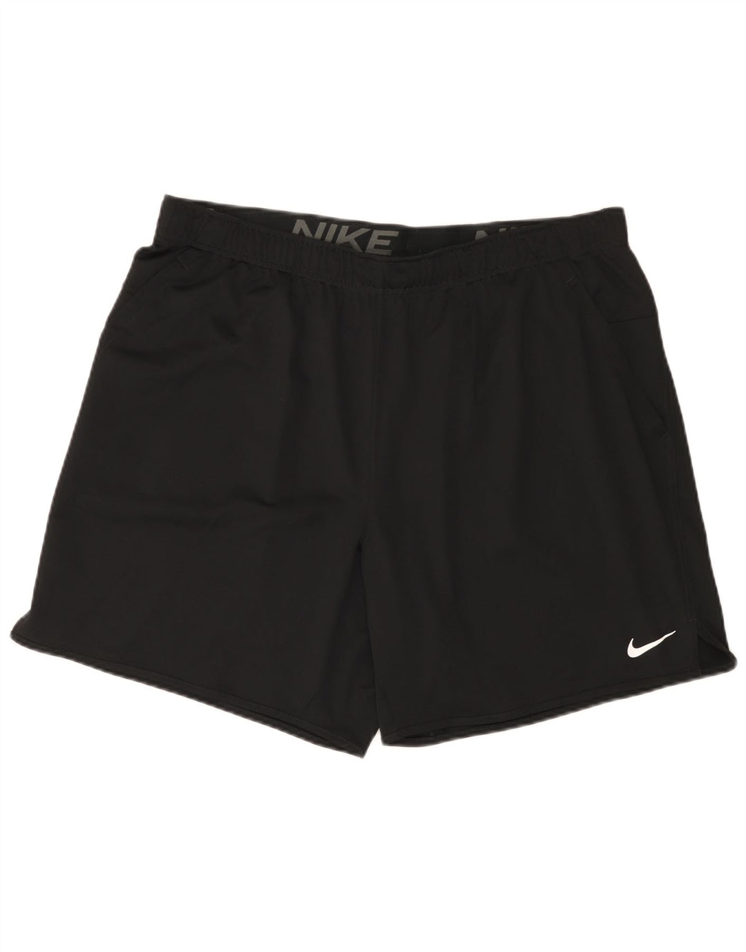 Shorts esportivos masculinos Nike Dri Fit 2XL poliéster preto