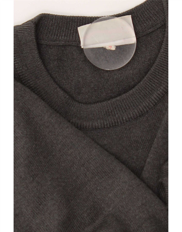 Suéter masculino Lacoste com gola redonda XL lã cinza