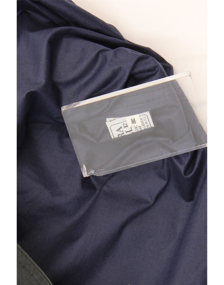Colete de couro masculino vintage médio couro preto