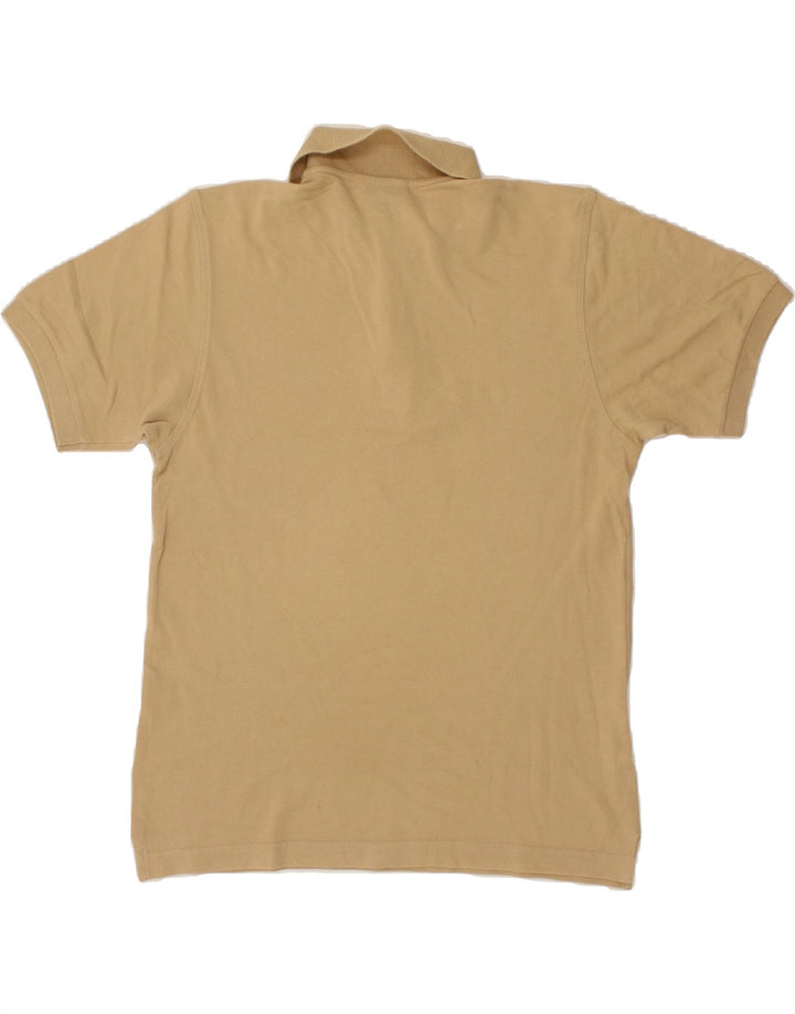 LOTTO Mens Polo Shirt Large Beige Cotton Vintage Lotto and Second-Hand Lotto from Messina Hembry 