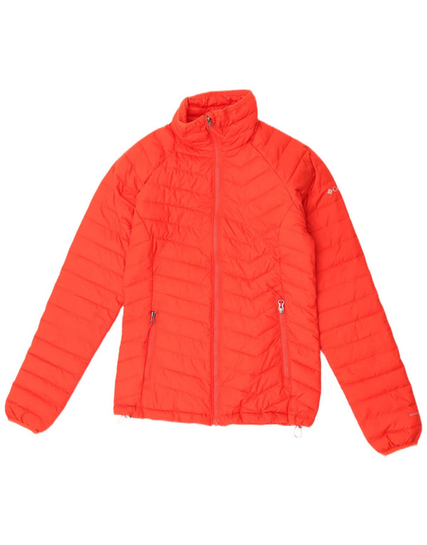 Jaqueta acolchoada feminina Columbia UK 6 XS poliéster vermelho