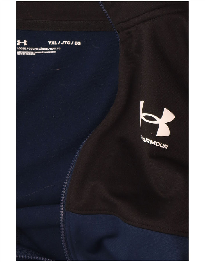 Jaqueta de treino para meninos UNDER ARMOUR 13-14 anos XL preto colorblock