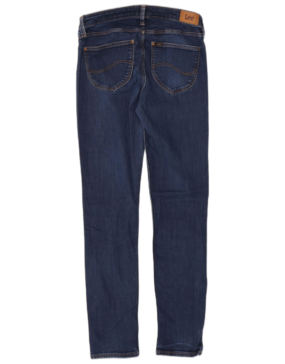 Lee Womens Elly Slim Jeans W29 L30 Azul Algodão