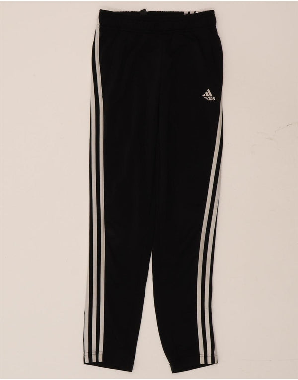 Calças de treino Adidas meninos 11-12 anos poliéster preto