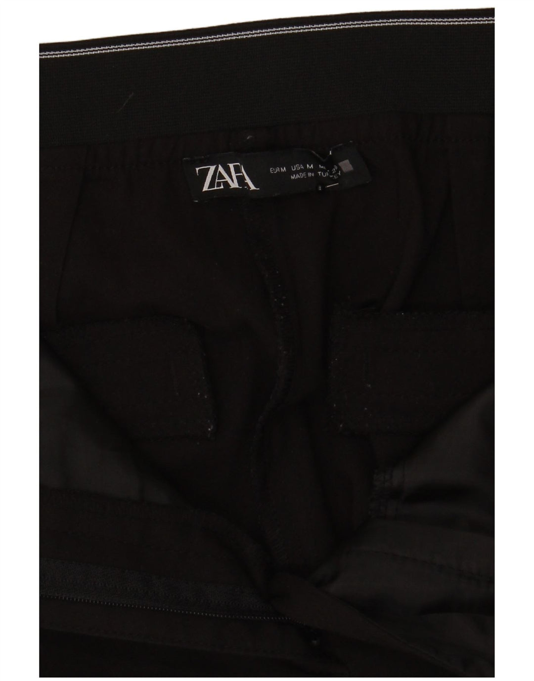 Zara Calça Chino Feminina Slim Médio W28 L27 Preta