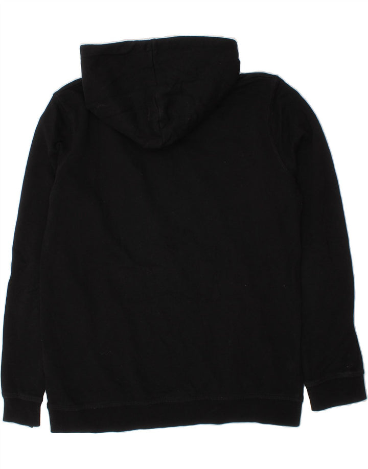 GUESS Girls Graphic Hoodie Jumper 13-14 Years Black Cotton Vintage Guess and Second-Hand Guess from Messina Hembry 