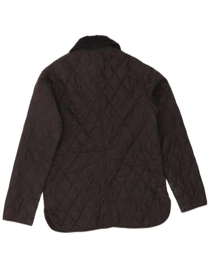 Jaqueta acolchoada feminina Barbour UK 8 pequena preta