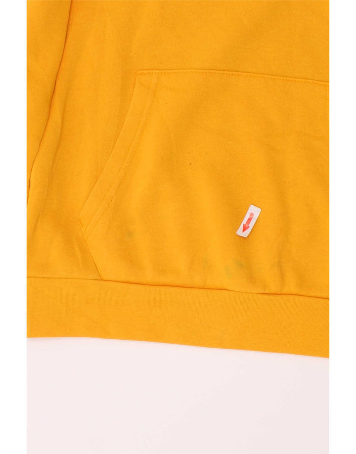 Jumper com capuz gráfico Champion Boys 9-10 anos amarelo médio