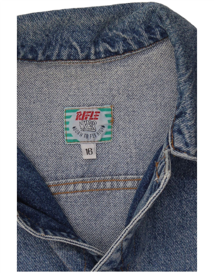 Jaqueta jeans RIFLE para meninos 15-16 anos algodão azul