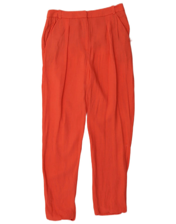 Calça Chino Feminina Whistles Cintura Alta Slim Reino Unido 6 XS W26 L26 Laranja