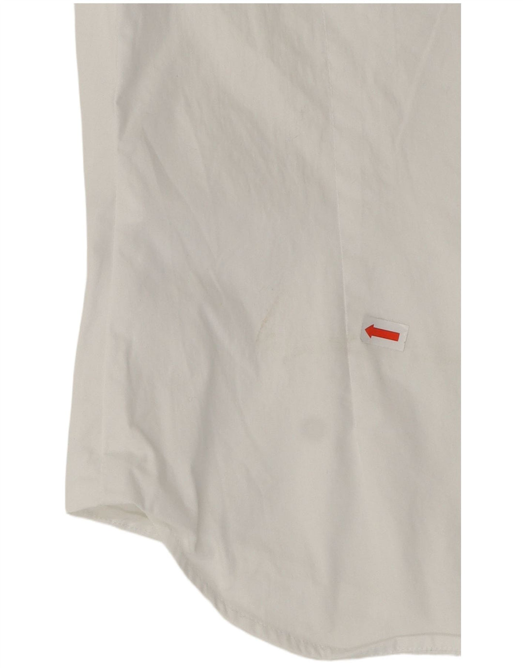 Camisa formal feminina ZARA Reino Unido 10 pequeno algodão branco