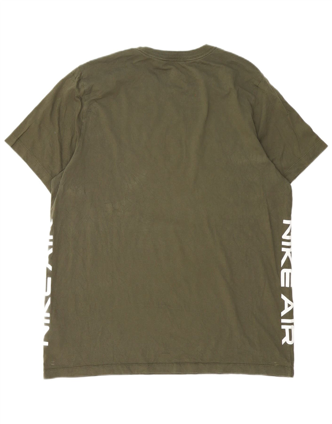 Camiseta Nike masculina gráfica Top XL algodão verde