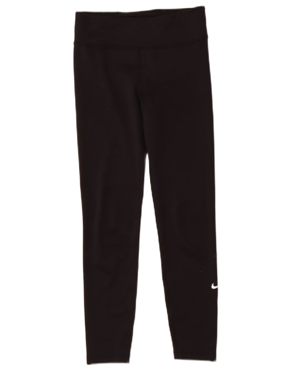 Leggings Nike Dri Fit para meninas 10-11 anos médio preto poliéster