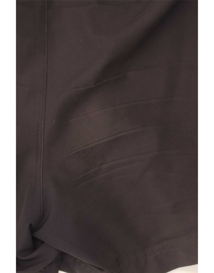 Shorts esportivos masculinos Adidas poliéster cinza médio