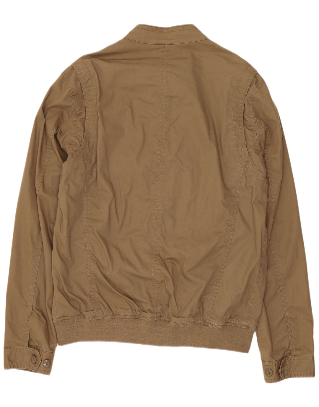 Jaqueta bomber masculina Zara UK 42 XL algodão bege