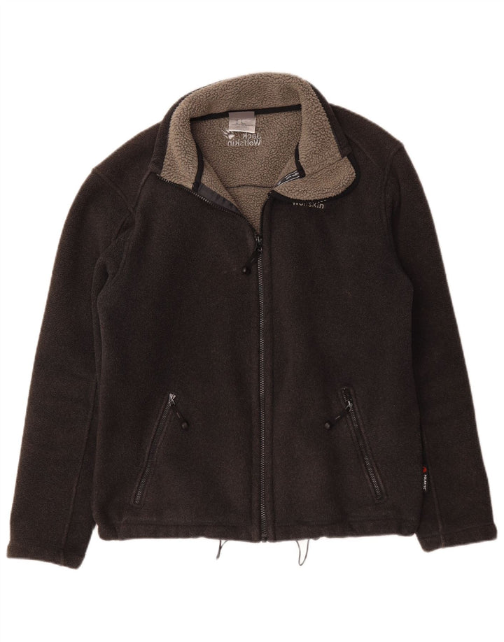 Jaqueta de lã masculina Jack Wolfskin UK 34 XS poliéster preto