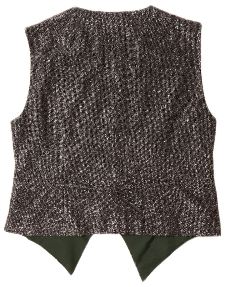 Colete feminino VINTAGE UK 12 cinza médio manchado