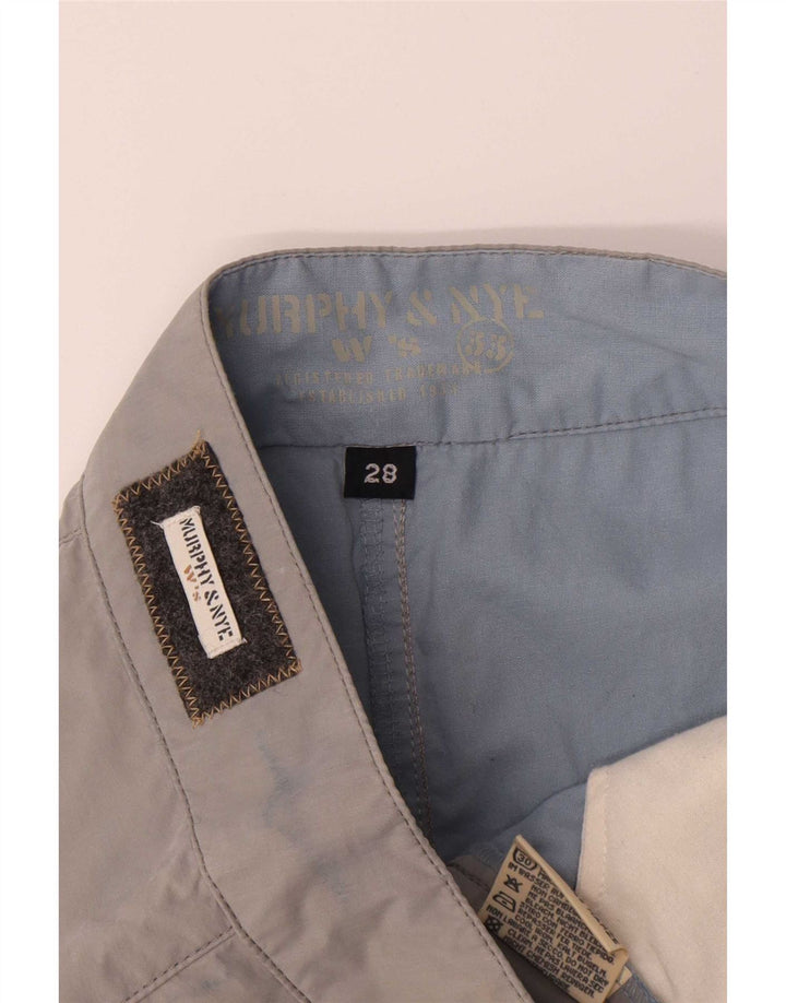 Saia cargo feminina de cintura alta Murphy & Nye W28 cinza médio