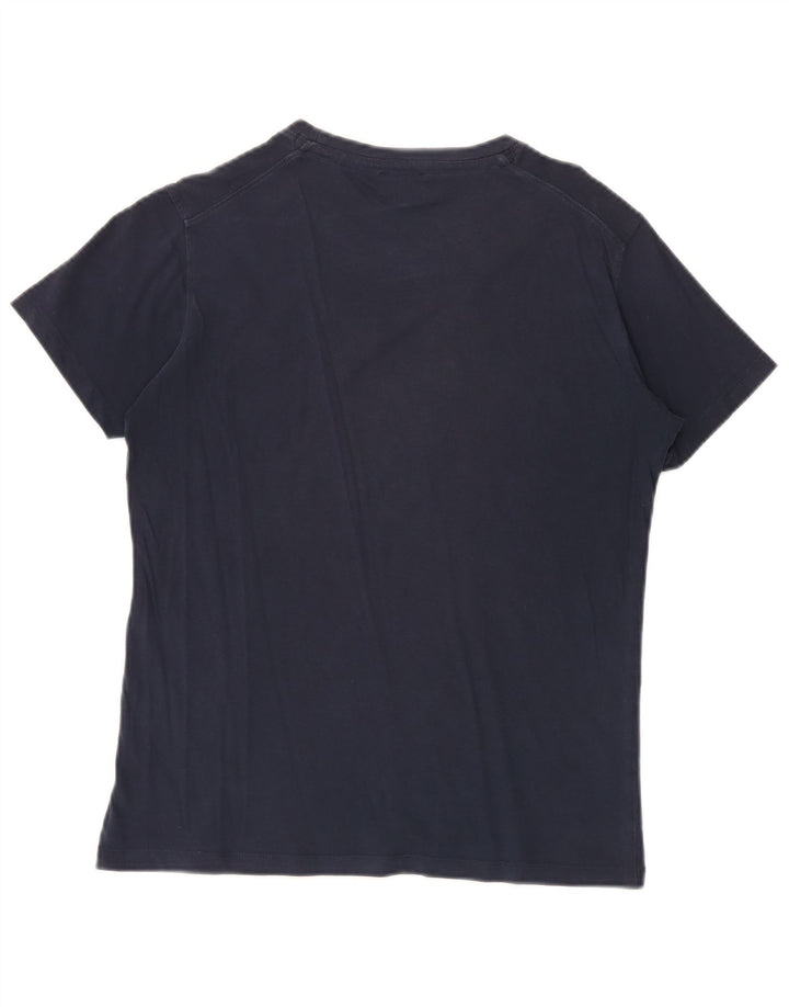 US Polo Assn. Camiseta Masculina Top Pequena Azul Marinho