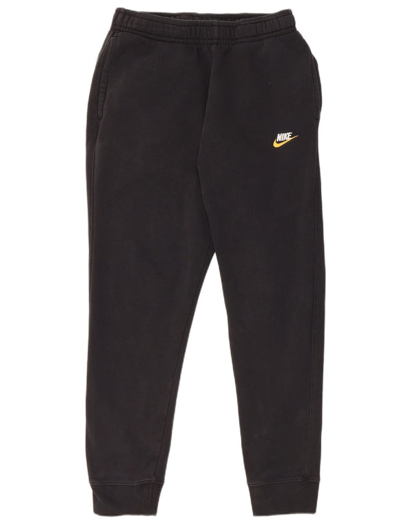 Calça de treino feminina Nike Joggers UK 14 médio preto algodão