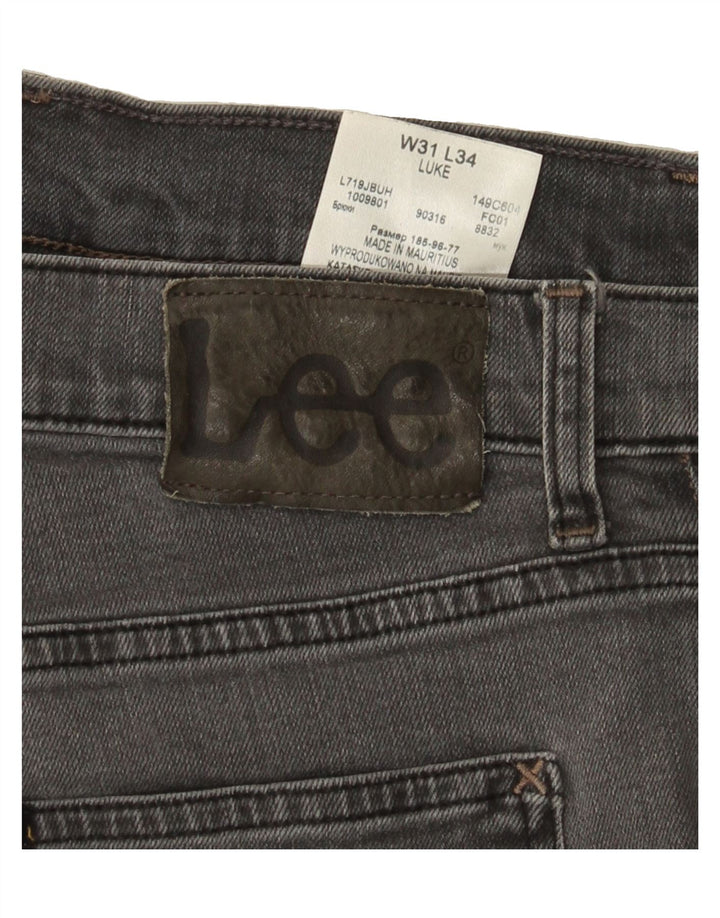 LEE Womens Luke Skinny Jeans W31 L34 Grey Cotton Vintage Lee and Second-Hand Lee from Messina Hembry 