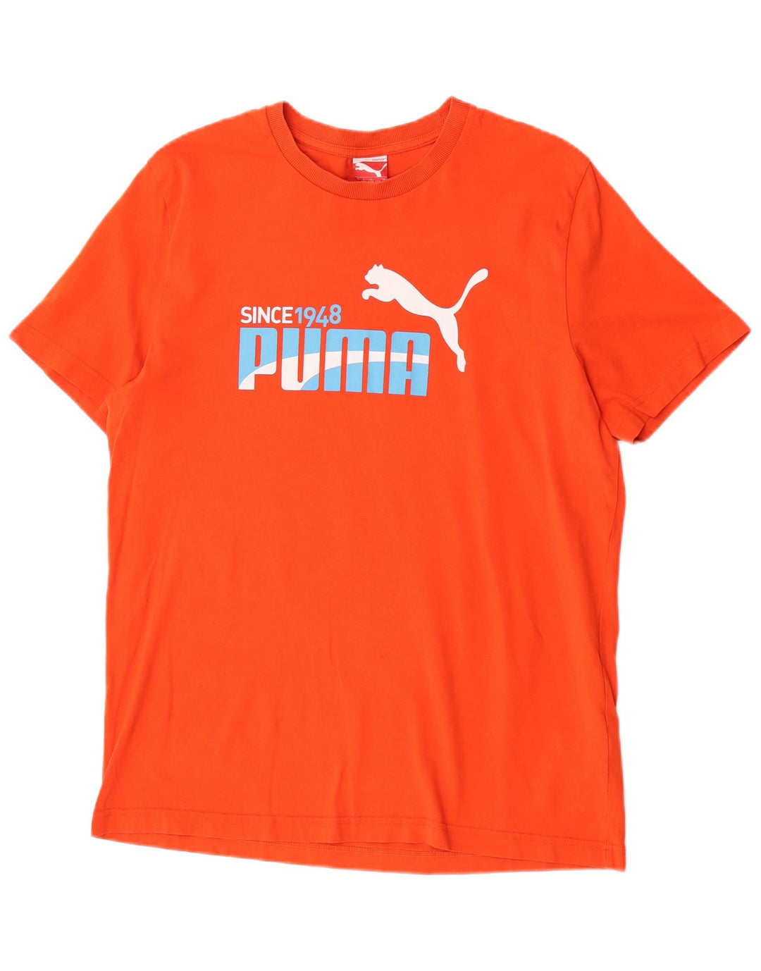 Puma Camiseta Masculina Graphic Top Grande Laranja