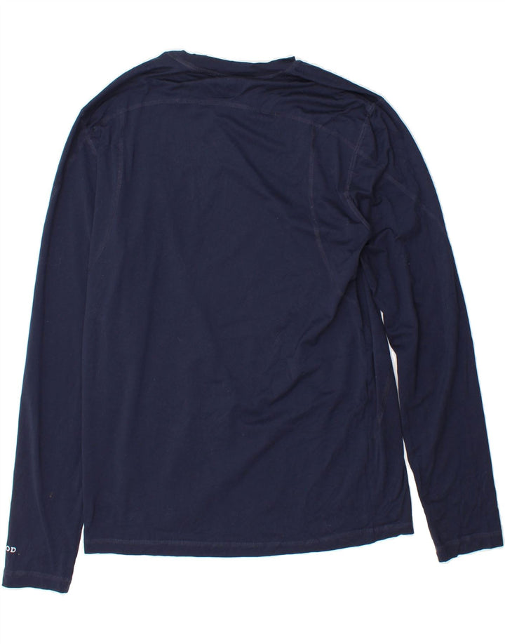 IZOD Mens Top Long Sleeve Medium Navy Blue Vintage Izod and Second-Hand Izod from Messina Hembry 